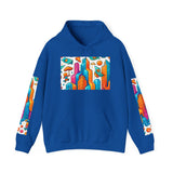 Designed Hooded Sweatshirt, Graphic Hoodie, Cozy Pullover, Men's/Women's Winter Clothing, Gift for Him/Her