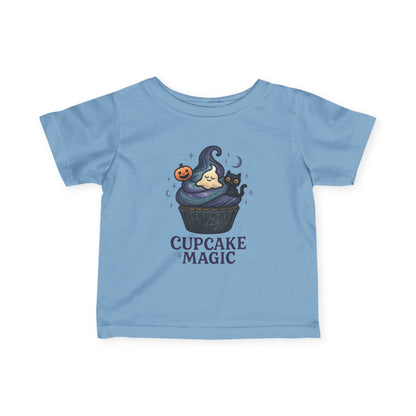 Kids Cupcake Tee, Trick or Treat Infant Fine Jersey Shirt, Halloween Top, Toddler Fall Holiday Apparel, Sweet Spooky Child Costume, Cute