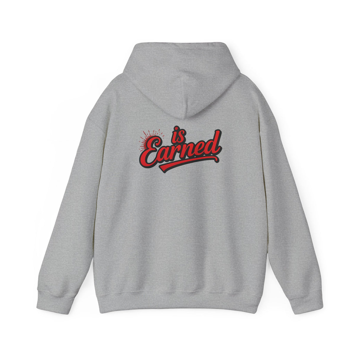 Respect Is Earned Hoodie — Retro Script Motivational Sweatshirt