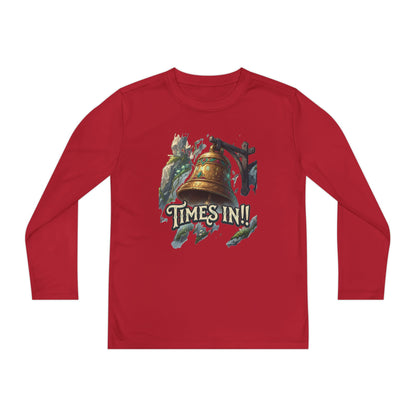 Times In!! Youth Long Sleeve Tee — Vintage Bell Graphic