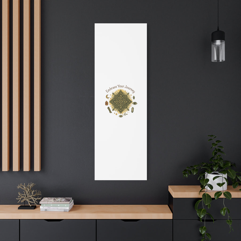 Embrace Your Journey Mandala Canvas | Matte Stretched Wall Art
