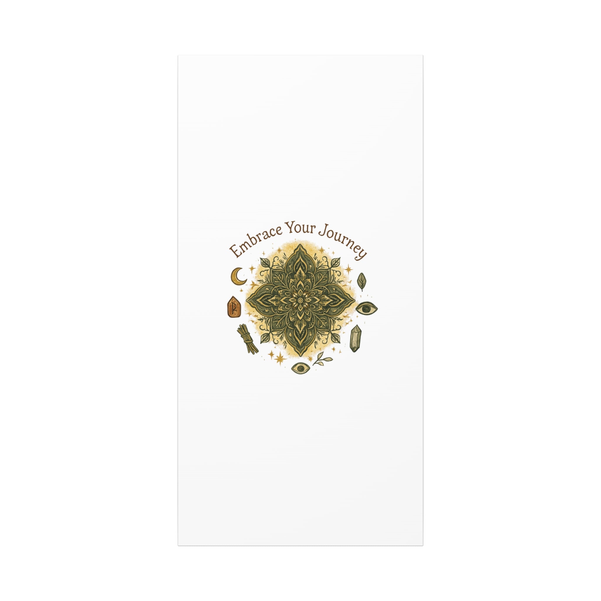 Embrace Your Journey Mandala Canvas | Matte Stretched Wall Art