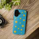Midnight Sparkle Stars Phone Case | Protective Sparkling Phone Cover