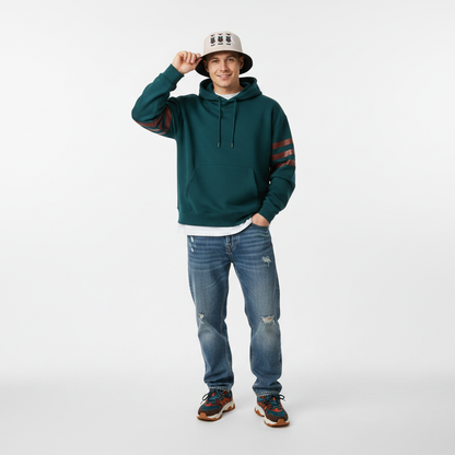 Tribal Geometric Owl Bucket Hat — Colorful Mountain Owl Face Print