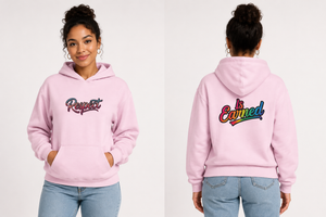 Respect Is Earned Hoodie — Retro Script Motivational Sweatshirt