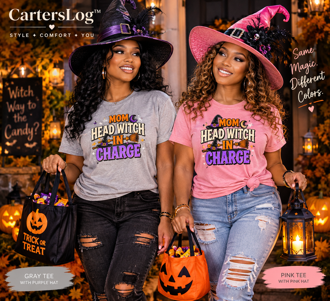 Mom Head Witch In Charge T-Shirt | Halloween Tee