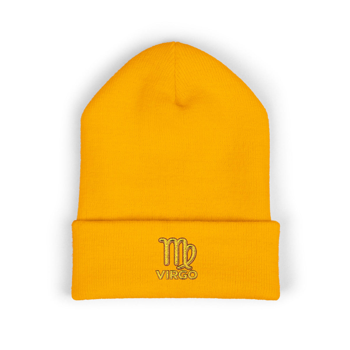Virgo Zodiac Embroidered Cuffed Beanie