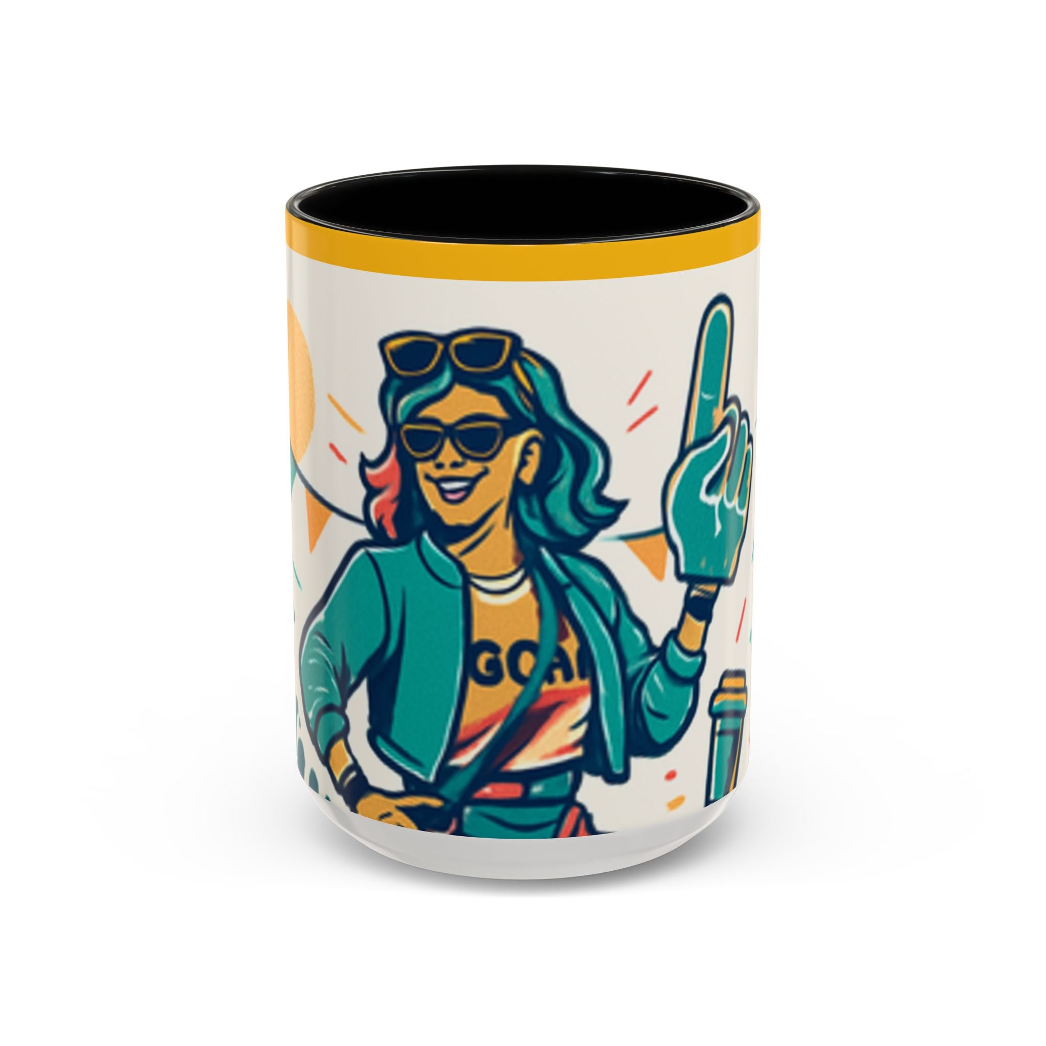 Hooray Accent Ceramic Mug