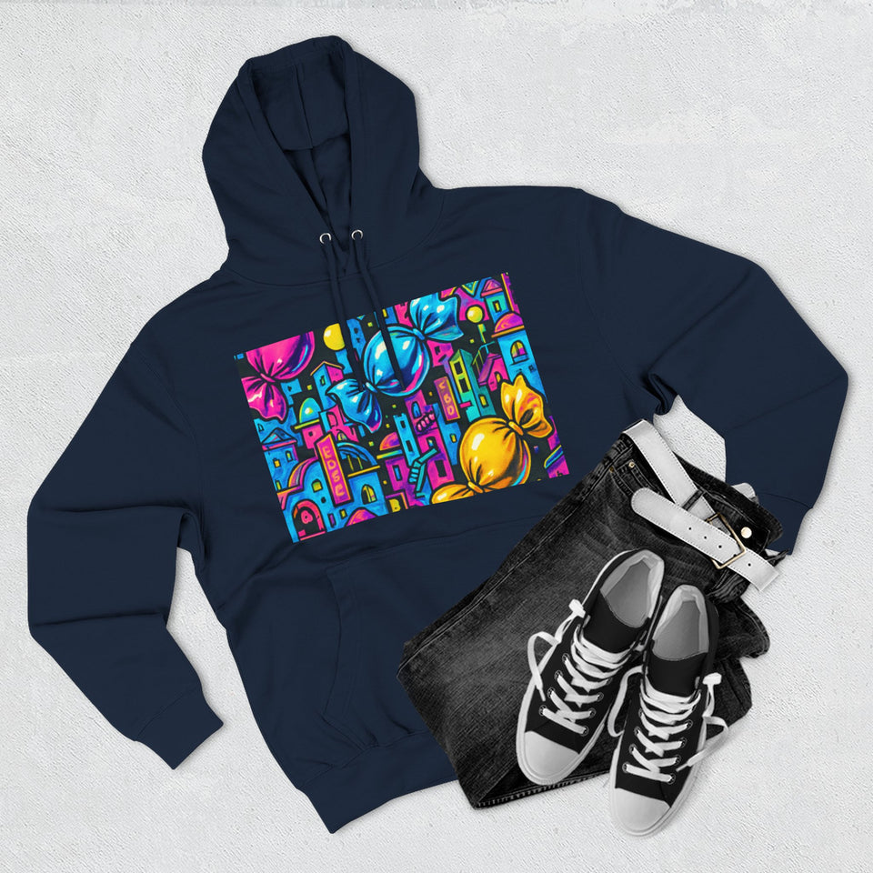 Colorful Candy City hoodie | Graphic Hoodie