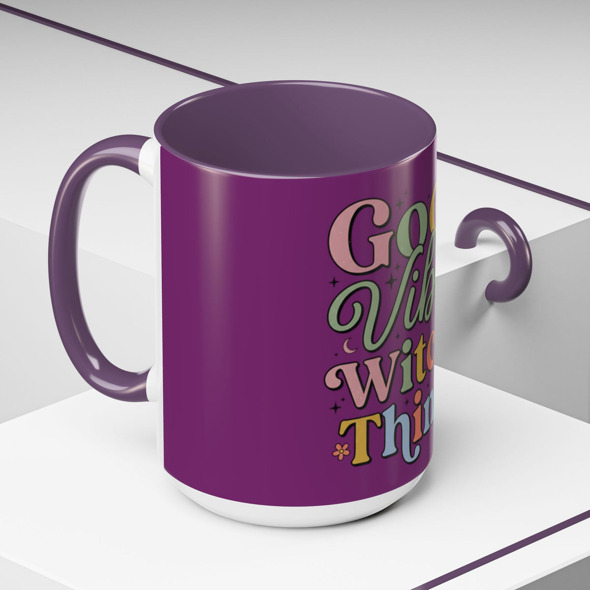 good vibes witchy things coffee mug