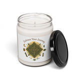 CartersLog Mandala Soy Candle 9oz – Meditation Home Decor, Multiple Scents