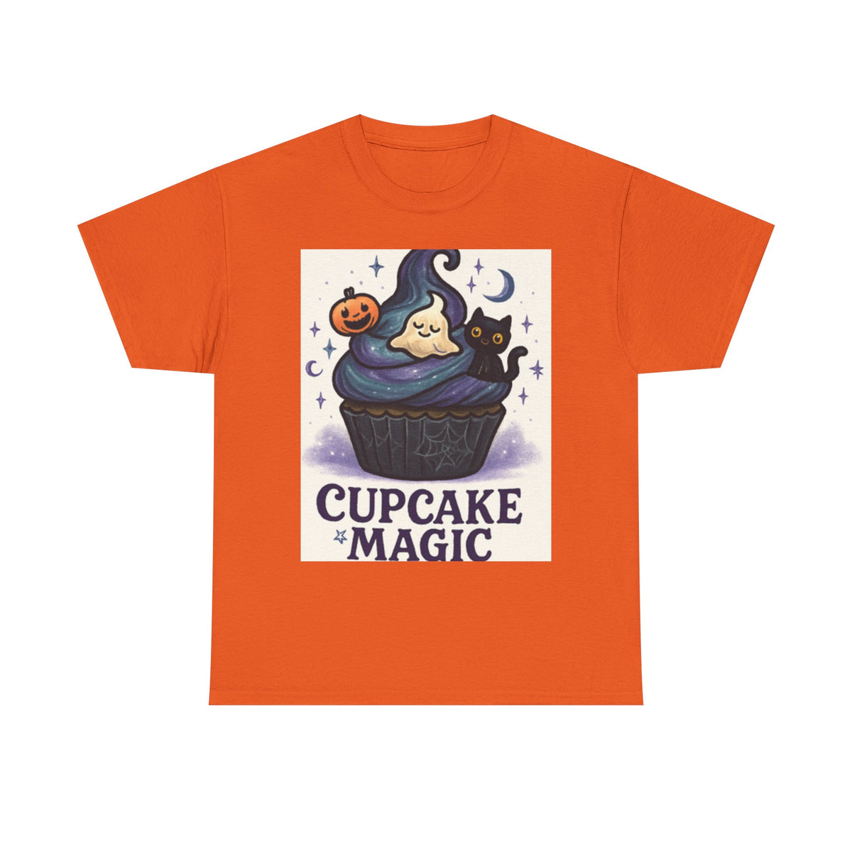 Adult Spooky Scary Cupcake T-Shirt | Cute Halloween Tee