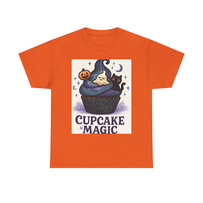 Adult Spooky Scary Cupcake T-Shirt | Cute Halloween Tee