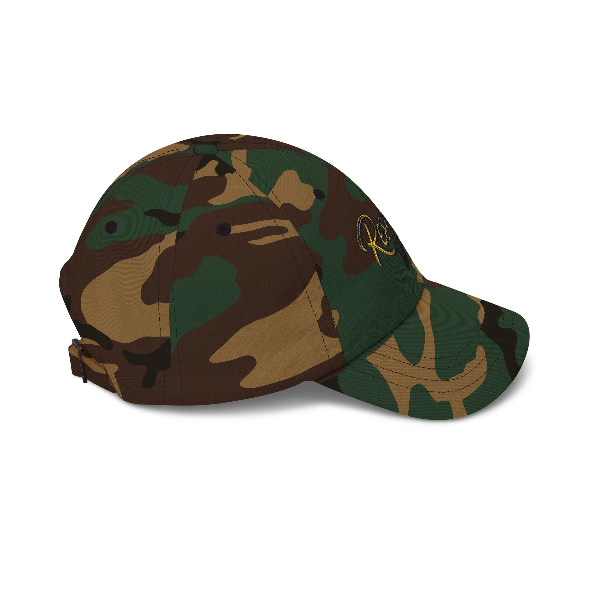 Respect Embroidered Dad Cap — Vintage Script Baseball Hat