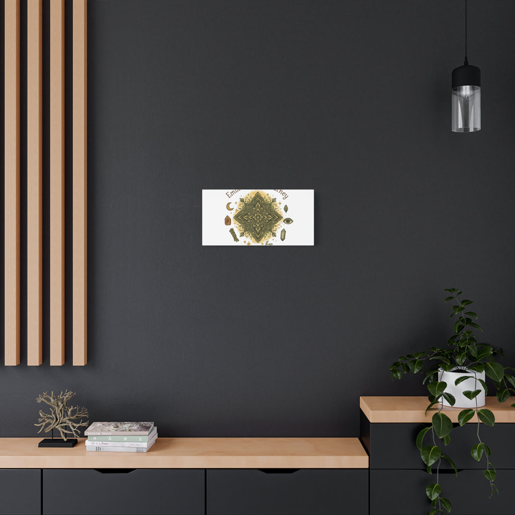 Embrace Your Journey Mandala Canvas | Matte Stretched Wall Art