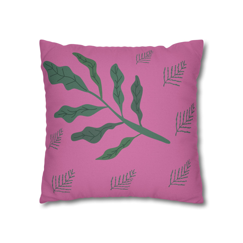 Vibrant Floral Square Pillowcase, Cozy Home Decor, Gift, Bedroom Accent, Spring Interior, Flower Cushion Cover