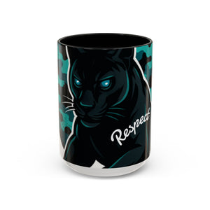 Panther Coffee Mug, Gift for Soccer Mom, Mother's Day Mug, animal lover Mom Gift, Coffee Mug for Mom, Mug Gift for Her, Ceramic Mug with