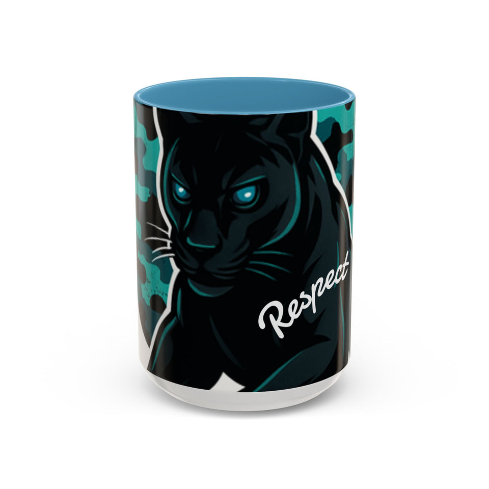 Panther Coffee Mug, Gift for Soccer Mom, Mother's Day Mug, animal lover Mom Gift, Coffee Mug for Mom, Mug Gift for Her, Ceramic Mug with