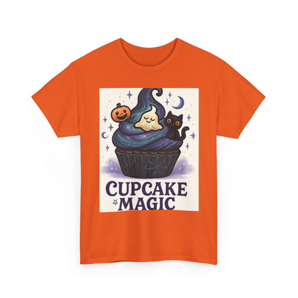 Adult Spooky Scary Cupcake T-Shirt | Cute Halloween Tee