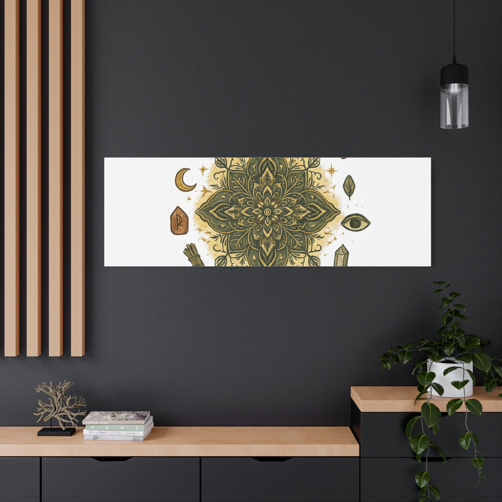 Embrace Your Journey Mandala Canvas | Matte Stretched Wall Art