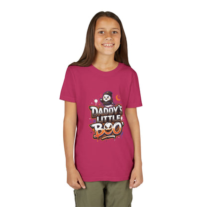 Youth Halloween Tee — “Daddy’s Little Boo” / “Spooky &amp; Unbothered” Kids Costume Shirt