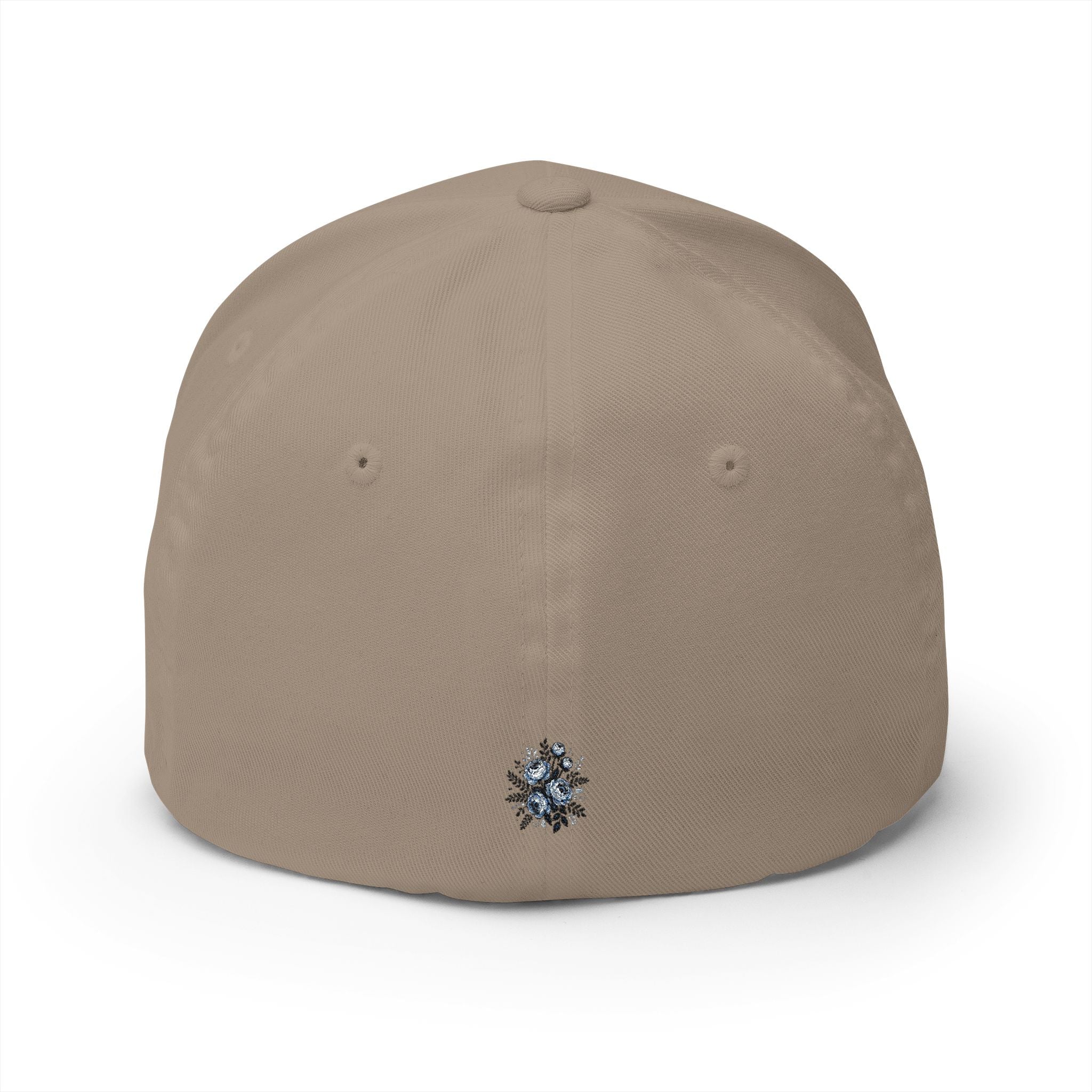 Serenity Embroidered Cap — Floral Calm Baseball Hat