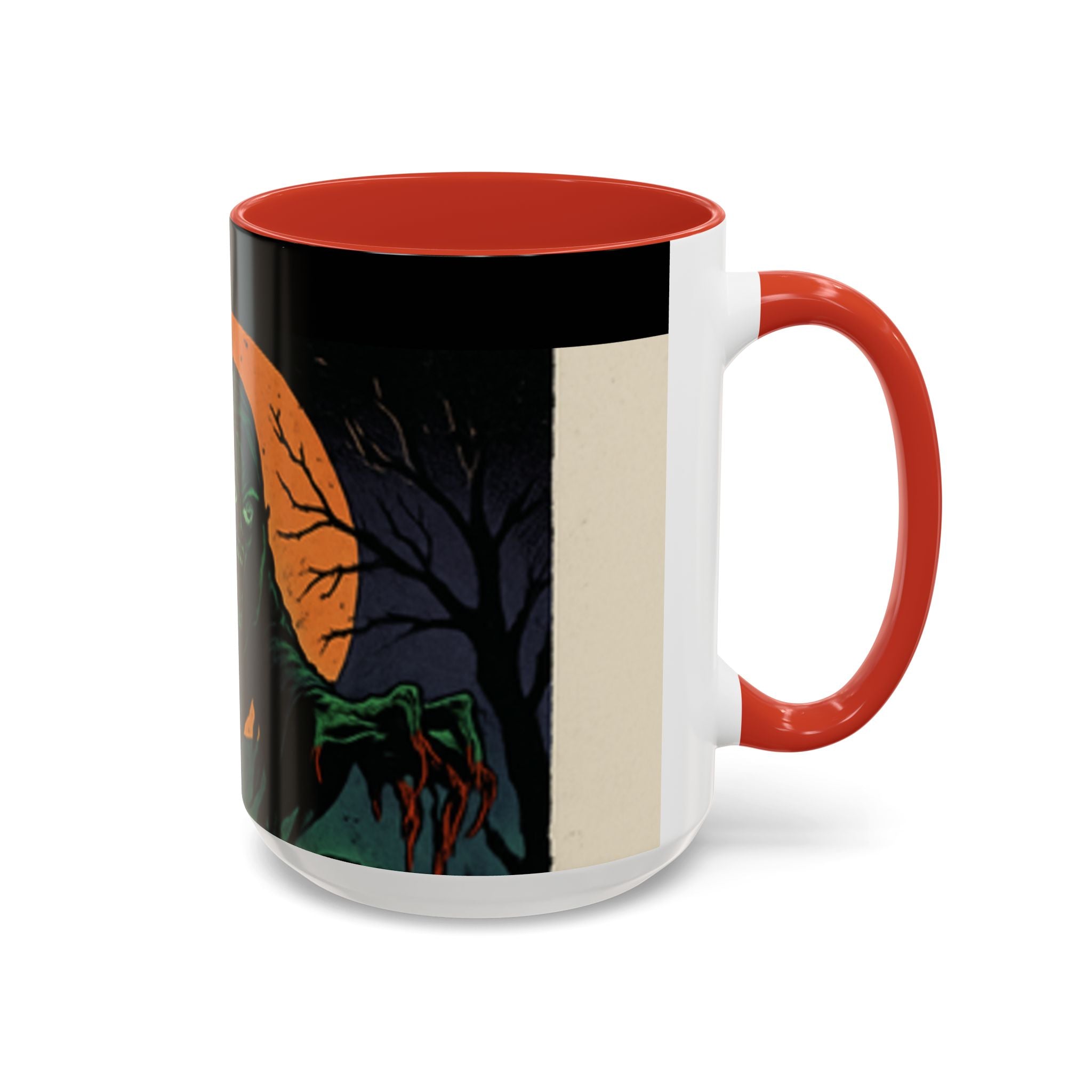 Spooky Goule Accent Coffee Mug — Cozy October Autumn Vibes (11/15oz)