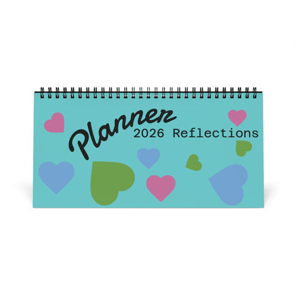 Love Bomb Desktop Calendar, Monthly Planner, Office Decor, Cute Desk Accessories, Fun Work Gifts