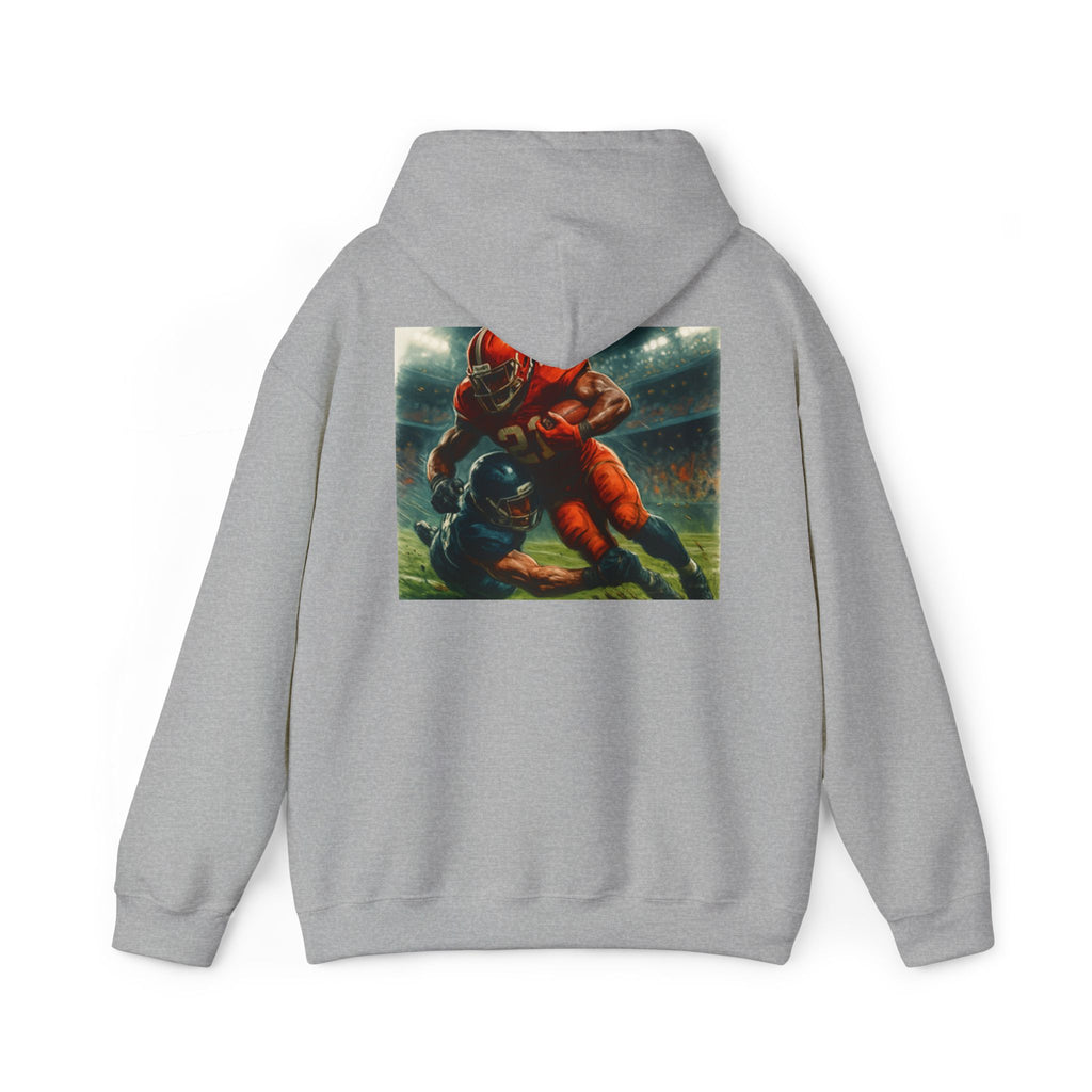 Football Warrior Hoodie, Sports Sweatshirt, Game Day, Unisex Apparel, We Up Next, Athletic Gift