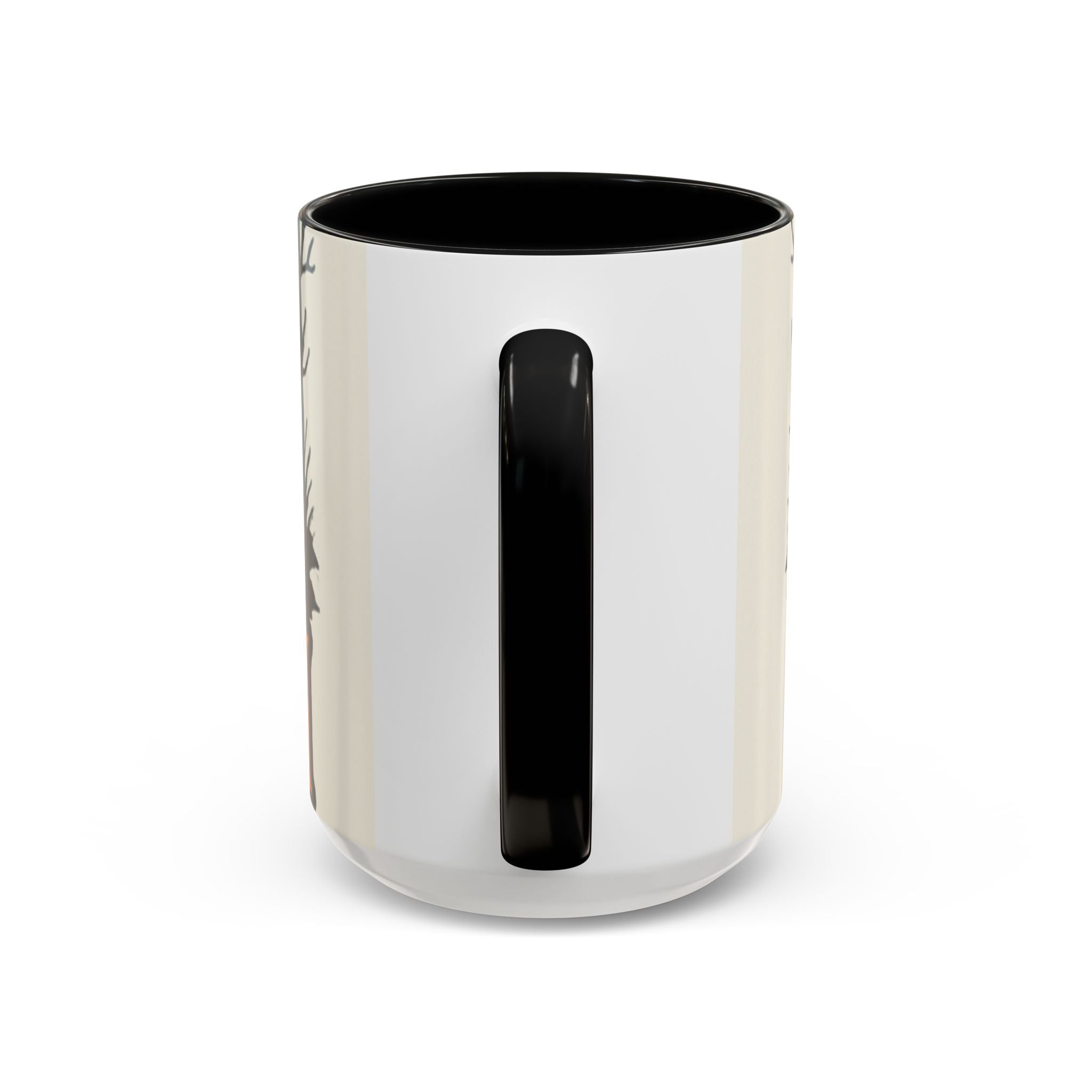 Spooky Cozy October Accent Coffee Mug — Autumn Vibe Ceramic (11/15 oz)