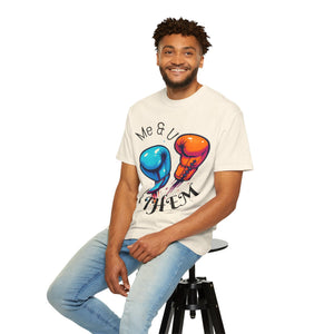Me & U vs Them Couples Graphic T-Shirt