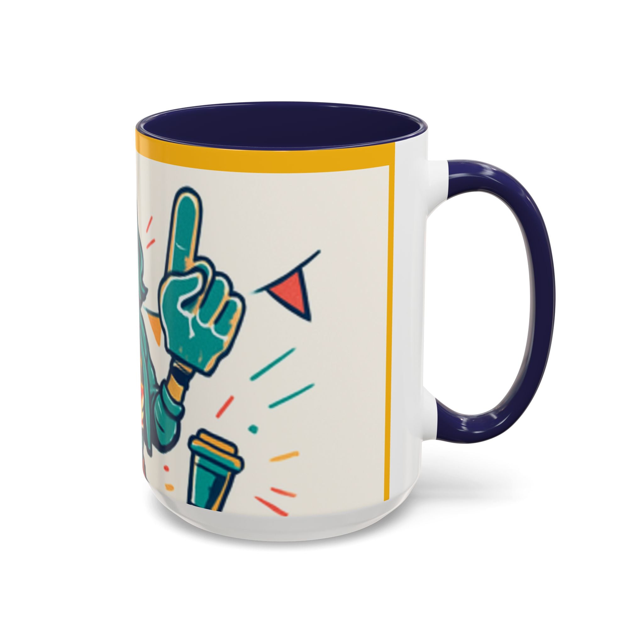 Hooray Accent Ceramic Mug