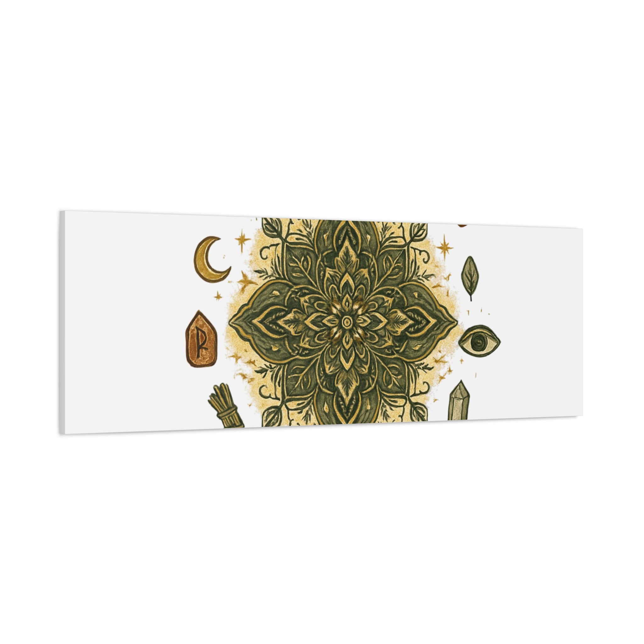 Embrace Your Journey Mandala Canvas | Matte Stretched Wall Art