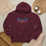 Respect Is Earned Hoodie — Retro Script Motivational Sweatshirt