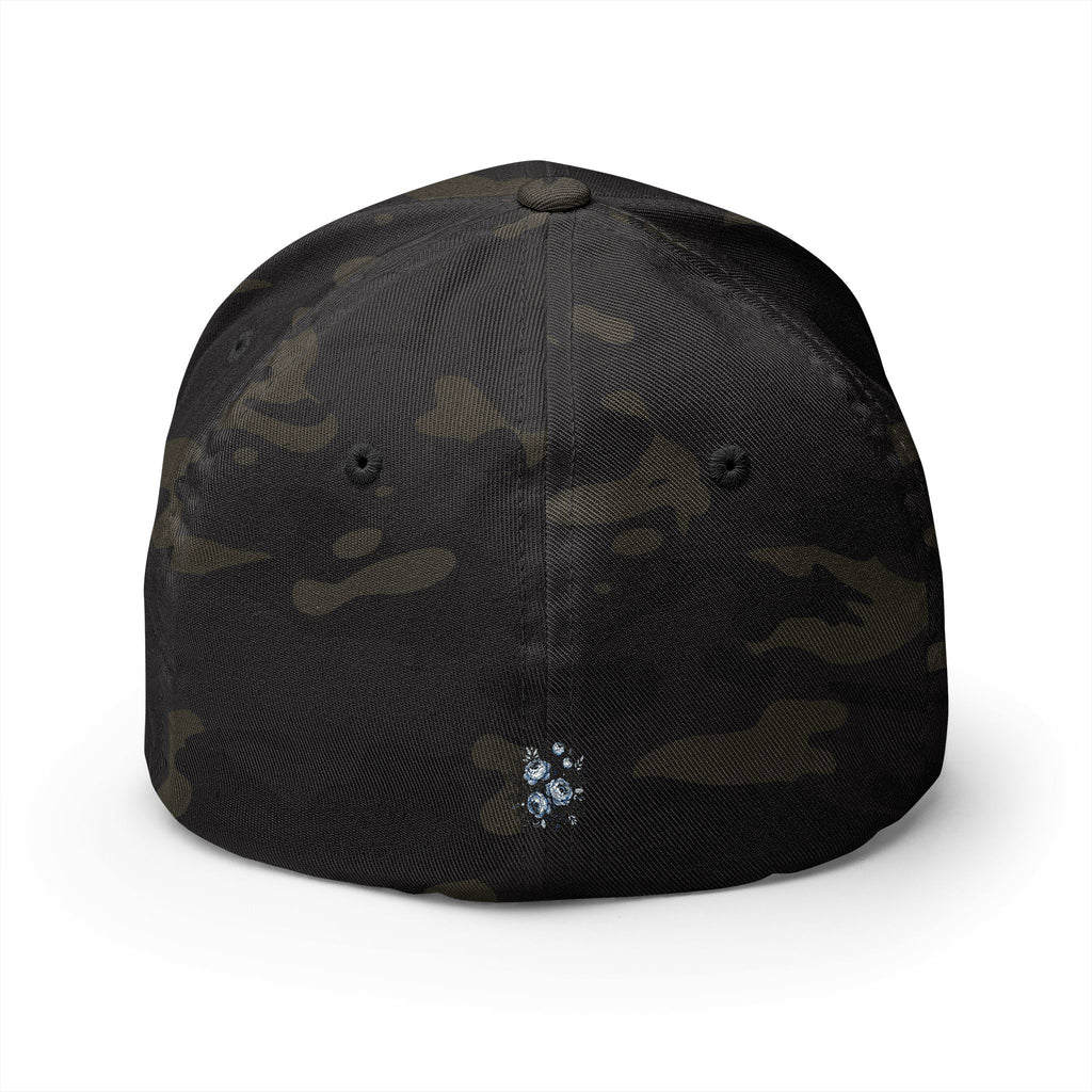 Serenity Embroidered Cap — Floral Calm Baseball Hat