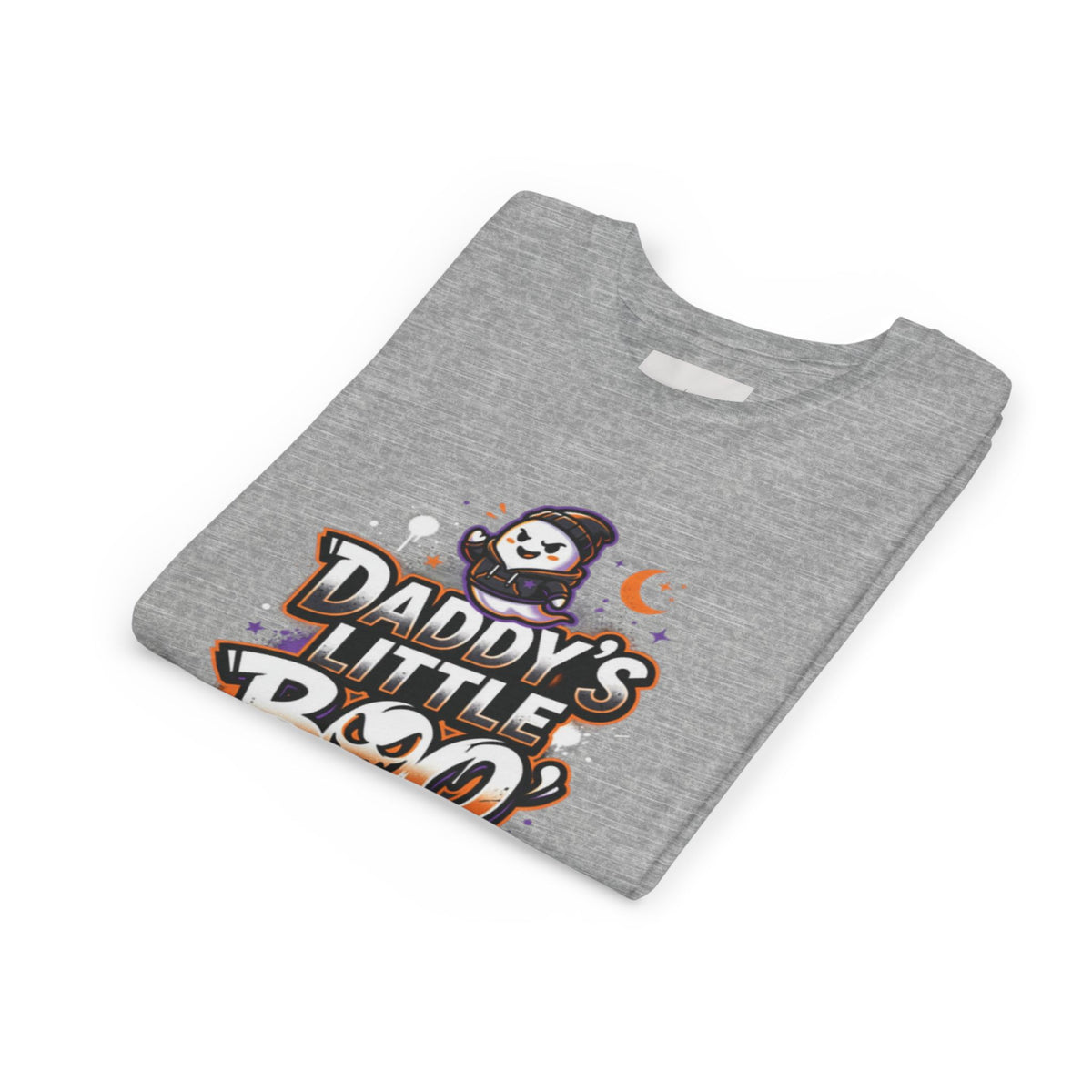 Youth Halloween Tee — “Daddy’s Little Boo” / “Spooky &amp; Unbothered” Kids Costume Shirt