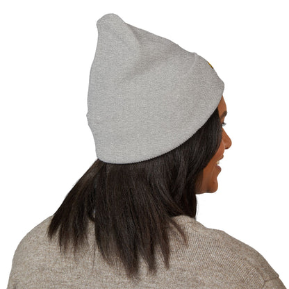 Aries Zodiac Embroidered Cuffed Beanie