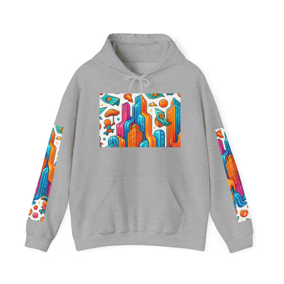 Designed Hooded Sweatshirt, Graphic Hoodie, Cozy Pullover, Men&