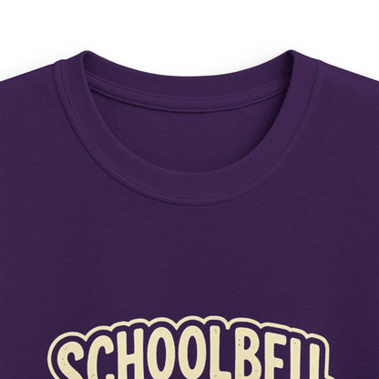 Schoolbell Rocks kids graphic T-shirt for school days