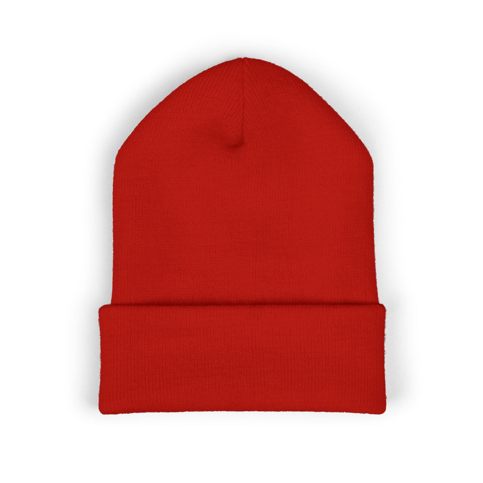 Taurus Beanie – Embroidered Floral Zodiac Winter Hat