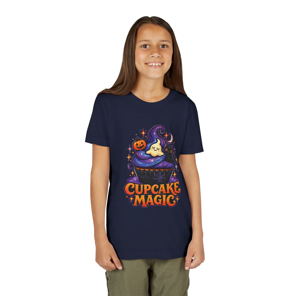 Cupcake Magic Youth Halloween T-Shirt