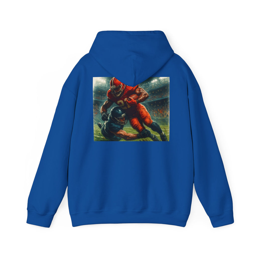 Football Warrior Hoodie, Sports Sweatshirt, Game Day, Unisex Apparel, We Up Next, Athletic Gift