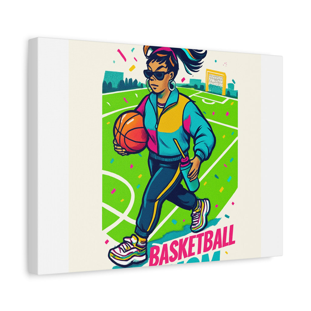 Canvas Art, Basketball Decor with Blanket, Athletic Motivational Wall Art, Sports Lover Gift, Fun Home Decor, Sporty Design