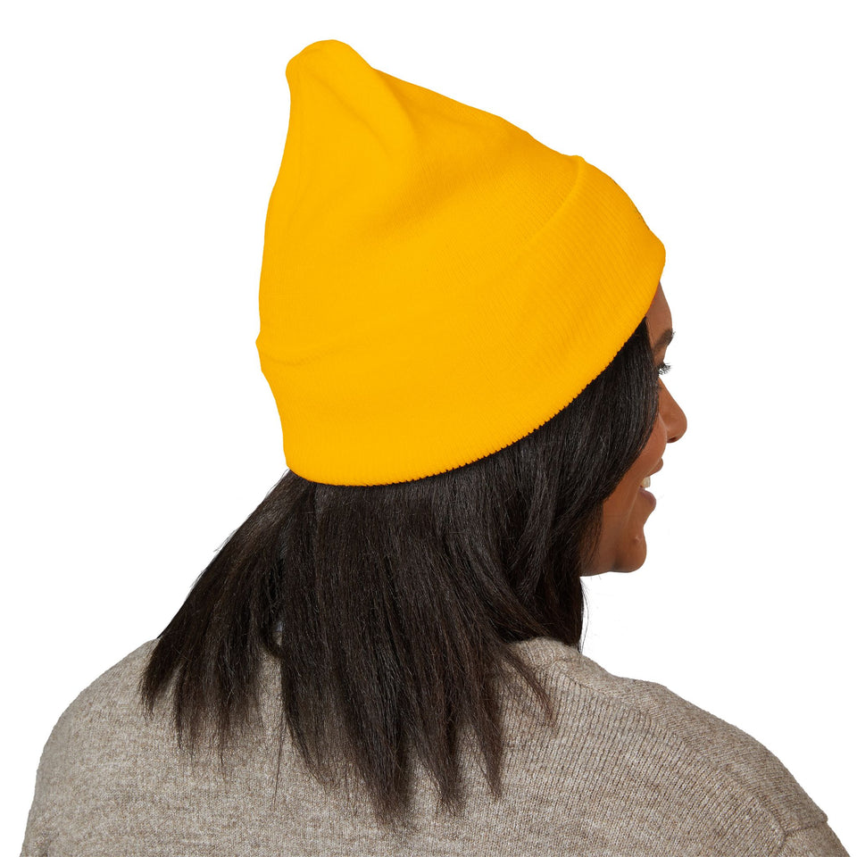 Taurus Beanie – Embroidered Floral Zodiac Winter Hat