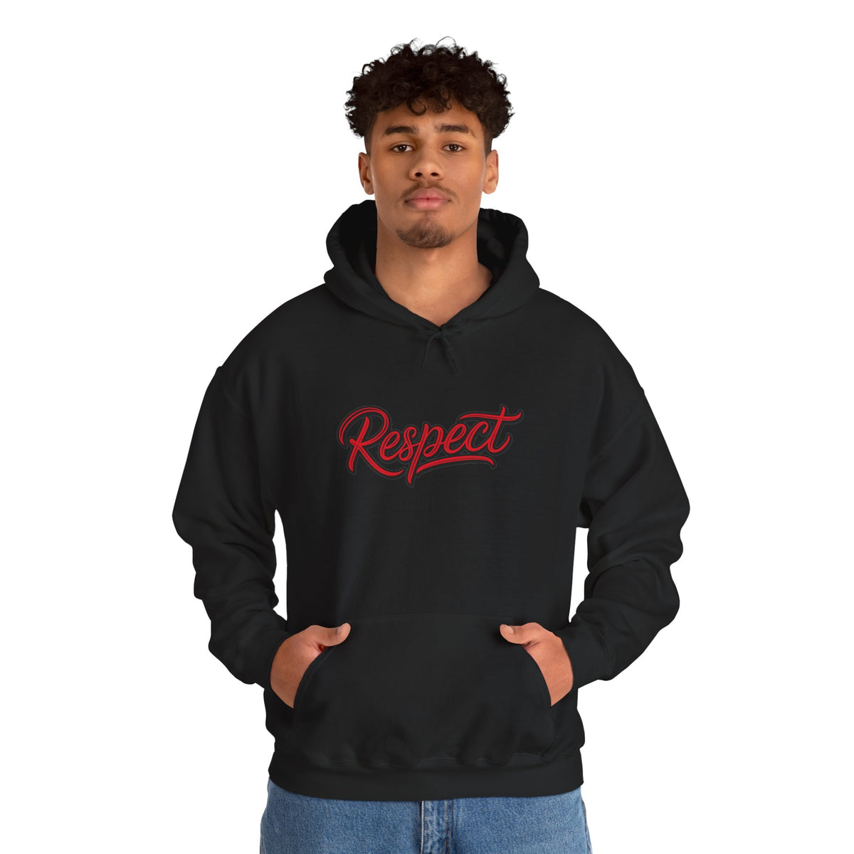 Respect Is Earned Hoodie — Retro Script Motivational Sweatshirt