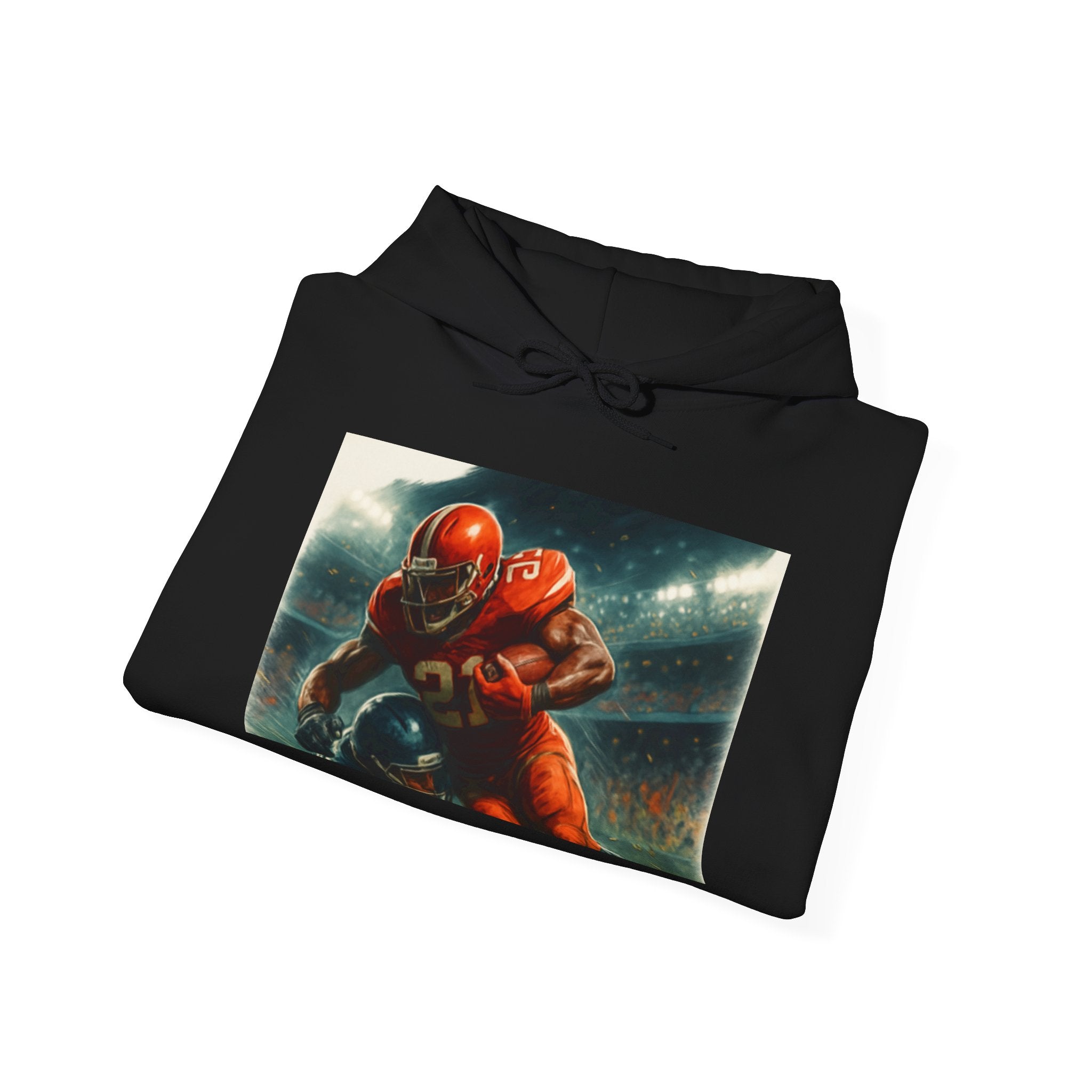 Football Warrior Hoodie, Sports Sweatshirt, Game Day, Unisex Apparel, We Up Next, Athletic Gift
