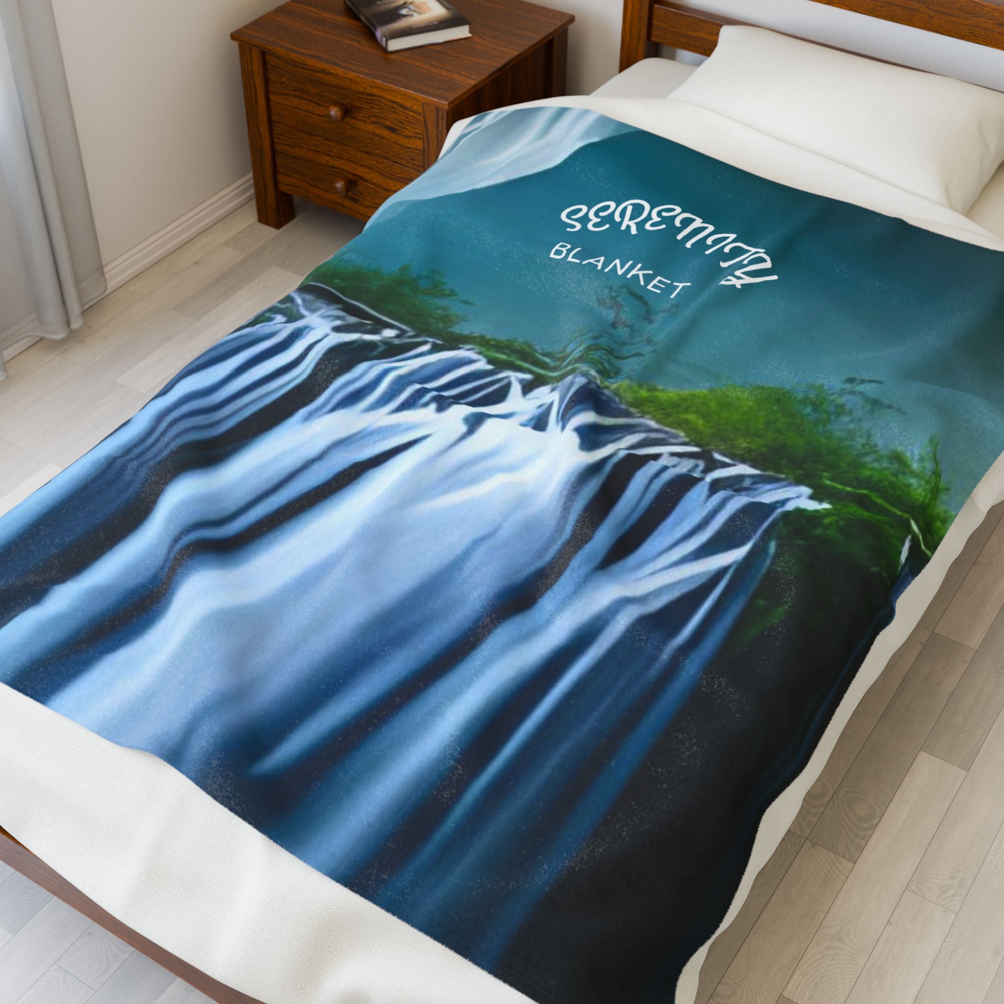 Serenity Blanket, Cozy Throw, Home Decor Gift, Soft Fabric, Relaxation Blanket, All Occasions Blanket