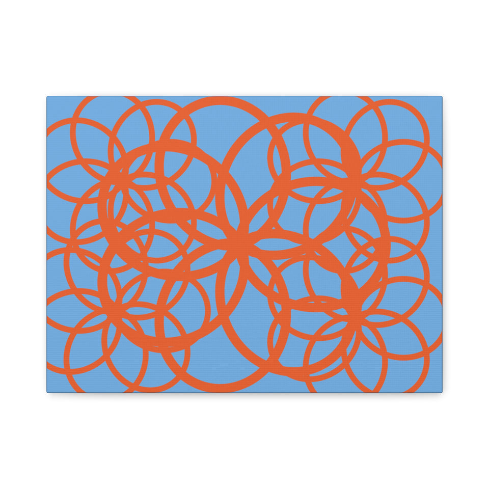 Abstract Canvas Wall Art – Cool Shapes Modern Geometric Decor