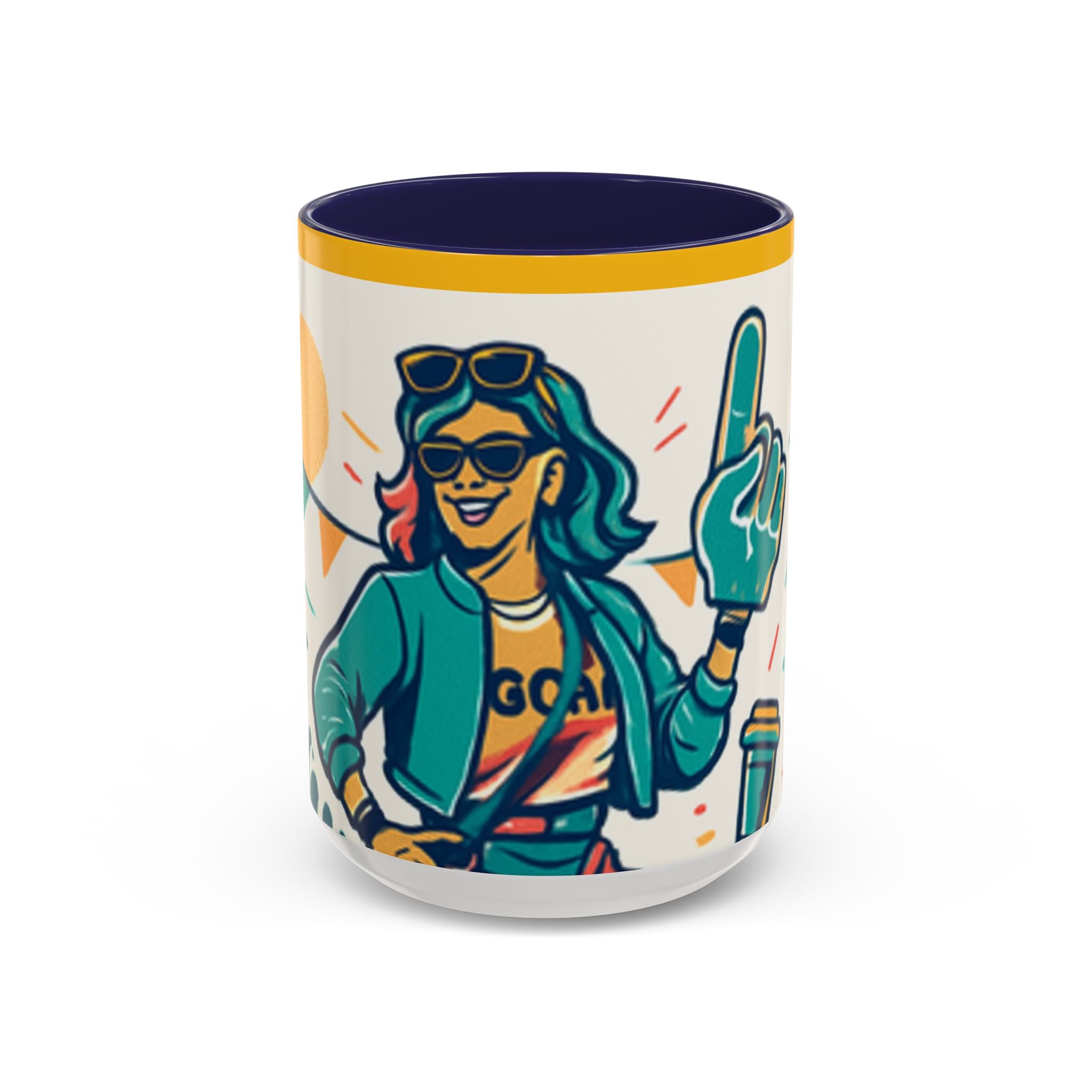 Hooray Accent Ceramic Mug