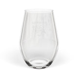 Engraved Taurus Stemless Wine Glass — 11.5 oz Zodiac Gift